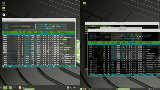 Linux Mint XFCE 19.1 vs MATE 19.1 смотреть онлайн