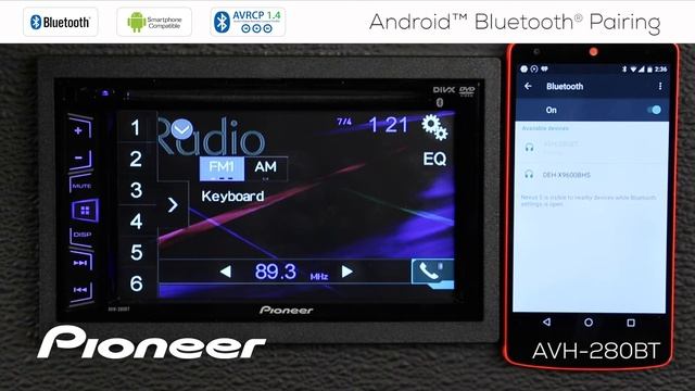 How To - AVH-280BT - Android Bluetooth Pairing смотреть онлайн