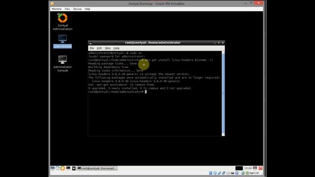Installing Virtual Box Additions in Zentyal смотреть онлайн