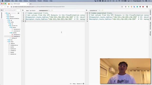 VPC Peer One CloudFormation Template on Single AWS Account with BoltOps Pro смотреть онлайн