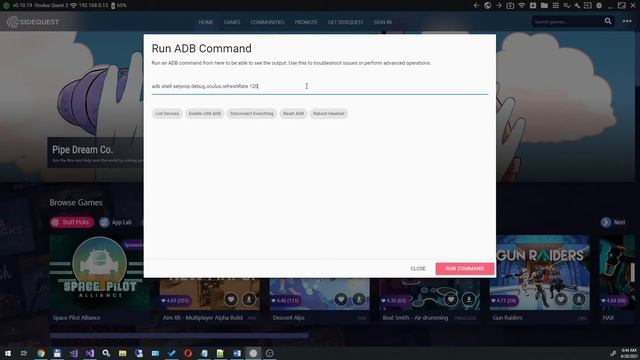 Oculus Quest 2 120hz enable via ADB Command. ADB commands Quest 2 for 120Hz mode смотреть онлайн