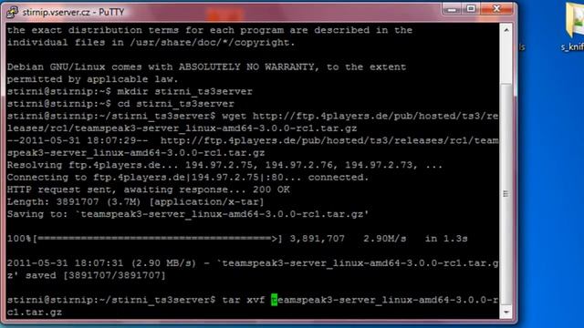 [Linux] Teamspeak 3 Server installieren by STIRNIdotTK смотреть онлайн