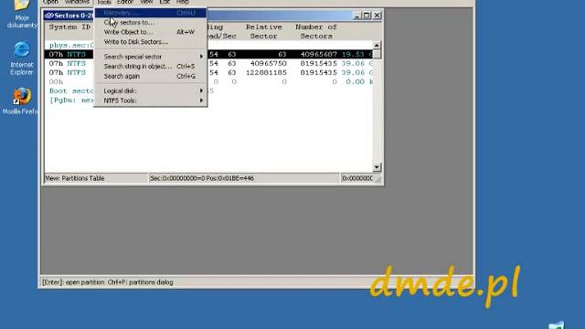 DMDE GUI Jak wykonać kopię posektorową z dysku na dysk смотреть онлайн