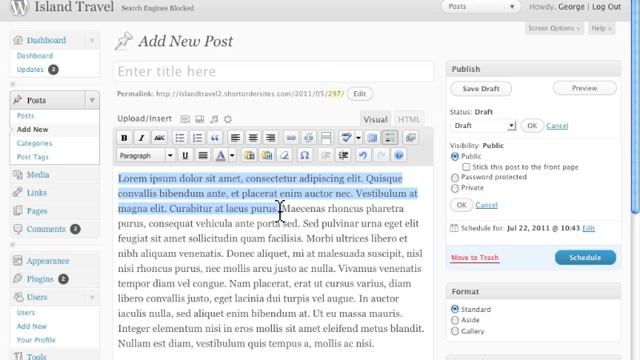 Basic Concepts in Text Editor WordPress Tutorial смотреть онлайн