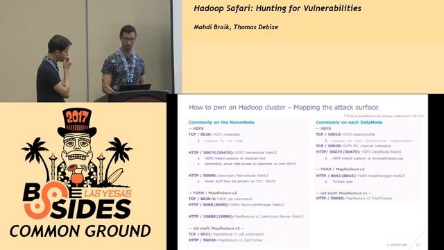 CG - Hadoop Safari : Hunting For Vulnerabilities - Mahdi Braik & Thomas Debize смотреть онлайн