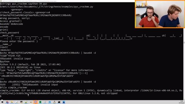 HitchHack 2021 - Mathis Hammel : StringCheese : nouvel outil de résolution de challenges CTF смотреть онлайн