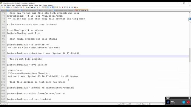 Bài 10 : Sử dụng Crontab linux command смотреть онлайн