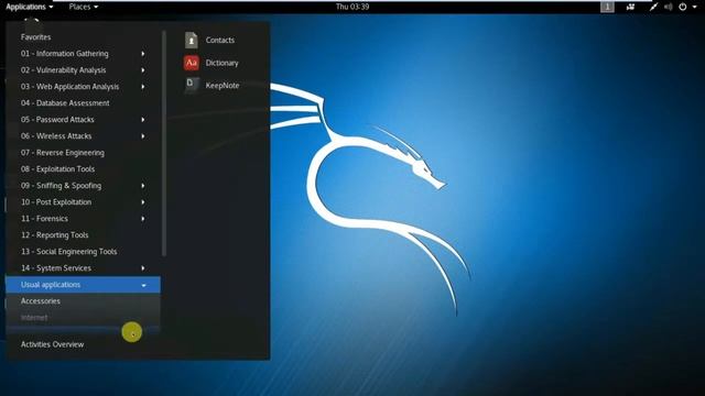 KALI LINUX MENU 2018 смотреть онлайн