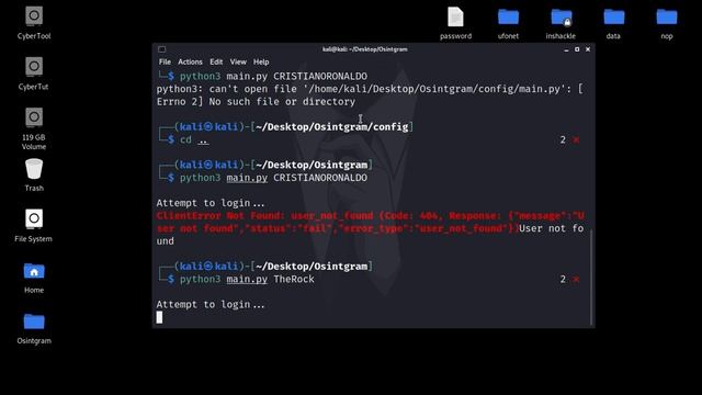 instagram osint tool instagram hacking using kalilinux amharic смотреть онлайн