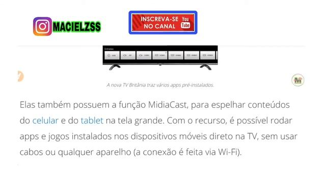 ⚪ BRITÂNIA LANÇA SMART TV COM LINUX E TELA ULTRA FINA !! смотреть онлайн