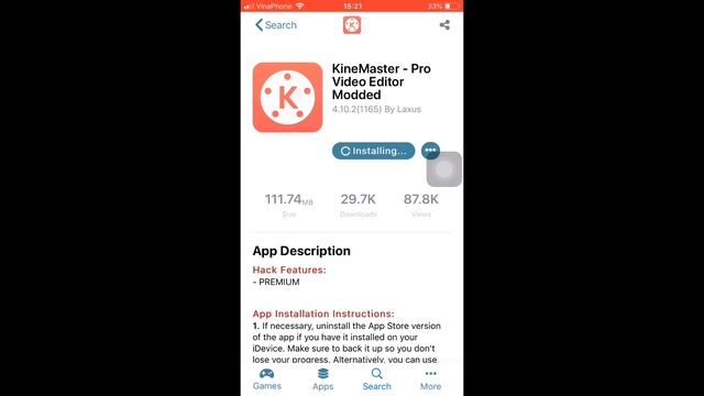 Hướng Dẫn Tải Kinemaster Pro Không Logo Cho Ios | Cách Tải Kinemaster Pro | Cunka Channel