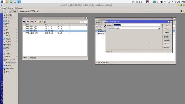 46 MTCNA Mikrotik OSPF смотреть онлайн
