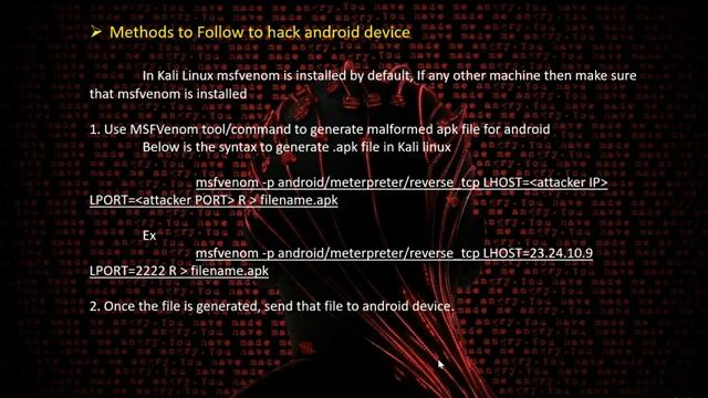 #CEH Classes | Hacking Mobile Device | Msfvenom usage | Hack android device using Msfvenom смотреть онлайн