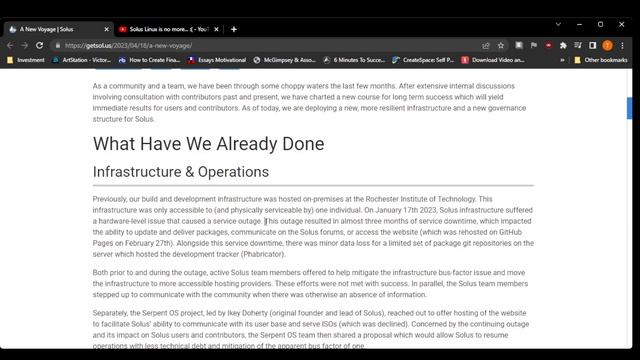 Follow-up | RE: Solus Linux is no more... :( смотреть онлайн