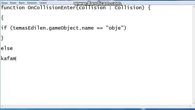 Unity3D Yok Olma Kodu смотреть онлайн