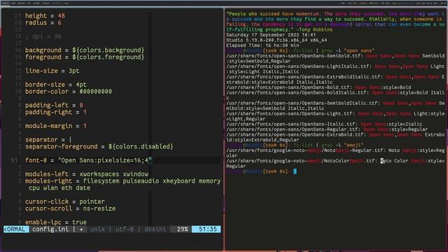 Polybar أفضل شريط حالة للاستخدام مع Bspwm смотреть онлайн