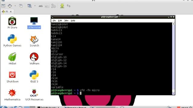 Linux command: list and display installed fonts смотреть онлайн