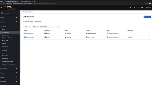 Red Hat OpenShift Virtualization - Connect a virtual machine to a VLAN interface смотреть онлайн