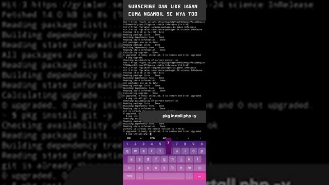 SCRIPT TERMUX TERBARU 1 SCRIPT BERISI 50+TOOLS DARI KALI LINUX like an SUBSCRIBE MY CHANNEL смотреть онлайн