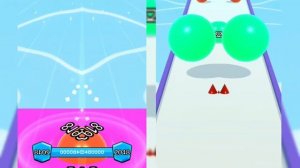 Ball Run 2048 vs REVERSE Effects iOS Android all levels gameplay