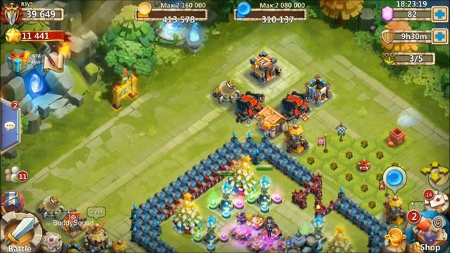 Castle Clash 40000 MIGHT Account GIVEAWAY PD CUPID VLAD SANTA BOOM AND MORE iOS смотреть онлайн