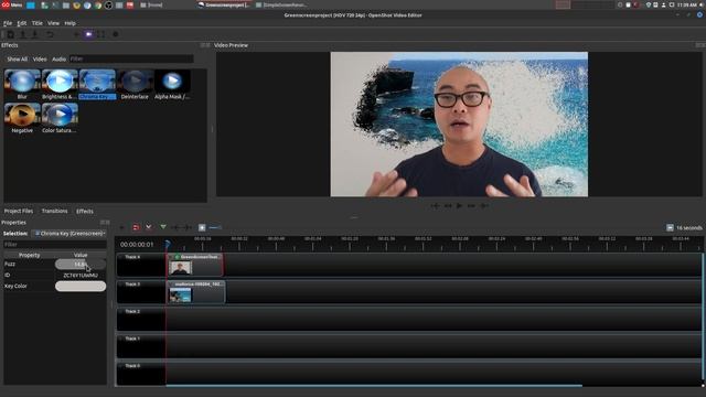 OPENSHOT TUTORIAL: How to Create Green Screen Effect in OpenShot Geekoutdoors.com EP582 смотреть онлайн