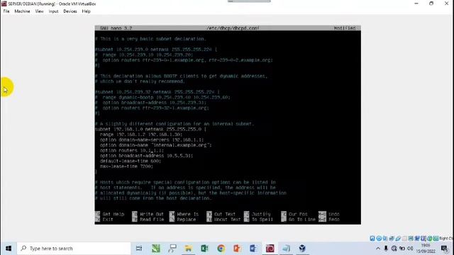 KONFIGURASI DHCP SERVER PADA LINUX DEBIAN 10 #debian #linux #terbaru_2022 #virtual смотреть онлайн
