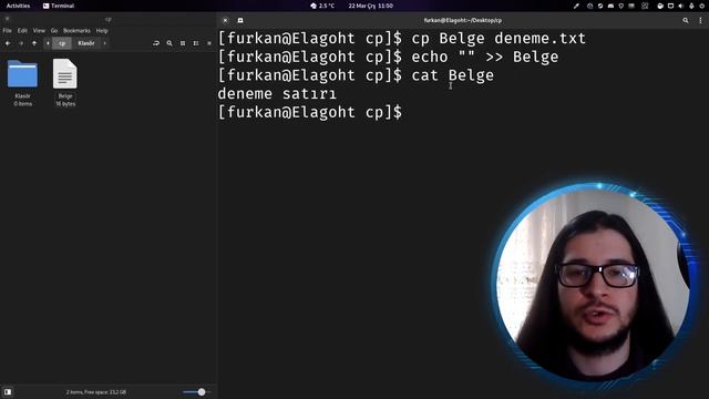 CP - Copy (Kopyala) | Linux Terminal Kursu смотреть онлайн