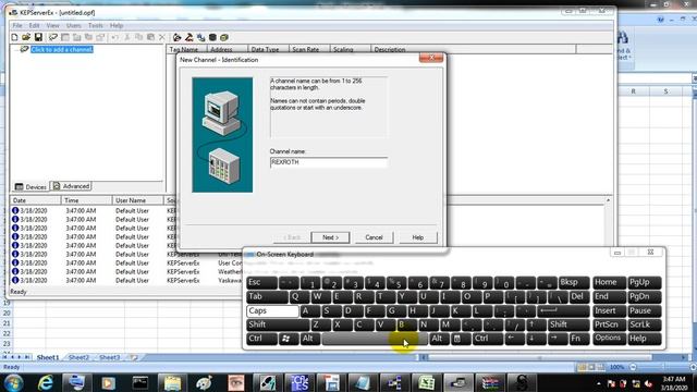 Siemens PC HMI using OPC Driver Rexroth Motion Controller Linked into Siemens S7-400 and Excel смотреть онлайн