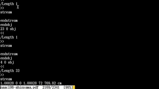 dd, awk, less を使ってPDFからテキスト抽出 (part 2/4) смотреть онлайн