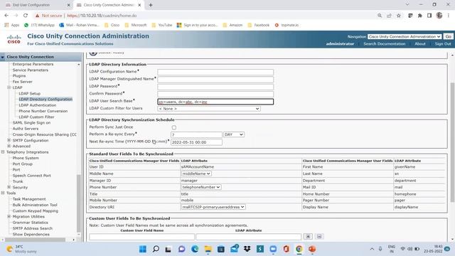 Lec-3 | How to Import users via LDAP in Cisco Unity | LDAP Configuration on Unity смотреть онлайн