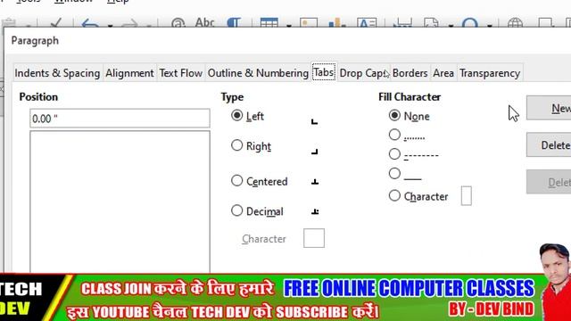 LibreOffice Writer tutorial 22 format menu part 3 || in hindi || by dev bind || tech dev смотреть онлайн