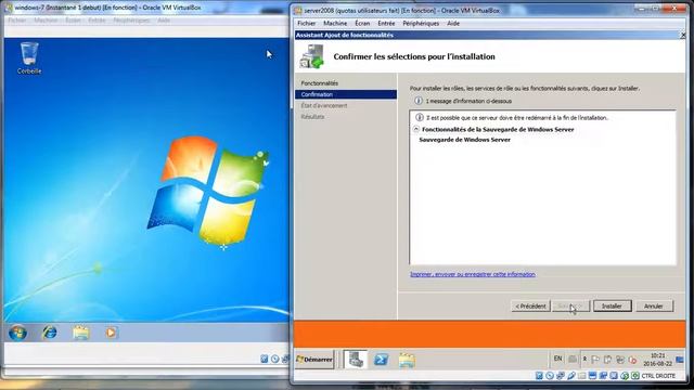 Configuration serveur 2008 R2 Sauvegarde serveur 2008R2 смотреть онлайн