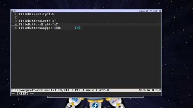 IceWM: Customize titlebar (elements order and position) смотреть онлайн