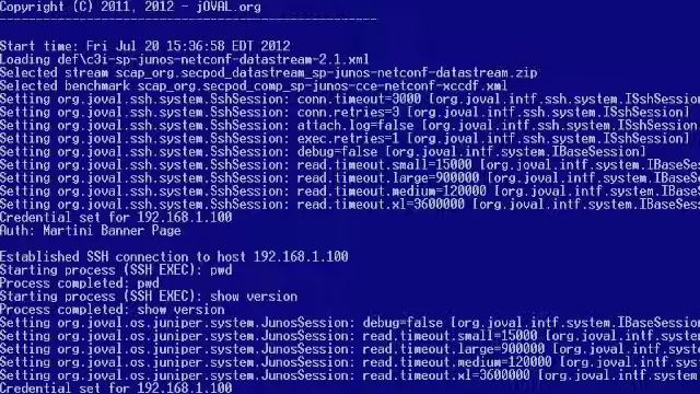 Juniper SCAP demo смотреть онлайн
