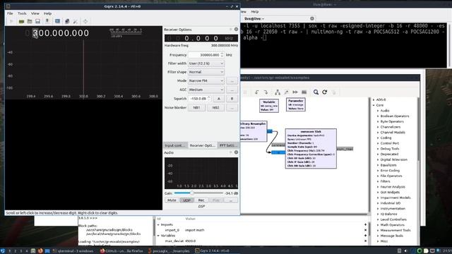 DragonOS Focal GR-Mixalot POCSAG Decoded with Multimon-NG (GQRX, HackRF One, RTLSDR, Netcat, Sox) смотреть онлайн