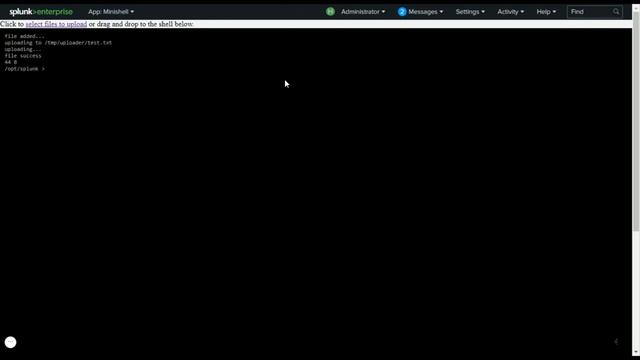 minishell for splunk смотреть онлайн