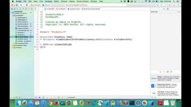 iOS Tutorial - Part 33 - Core Data II смотреть онлайн