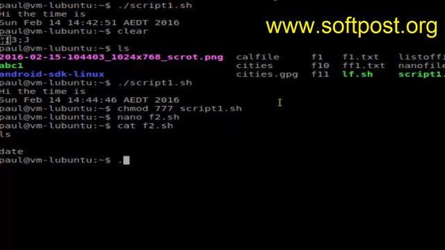 How to execute a shell script in Bash смотреть онлайн
