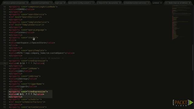 Alfresco 4 ECM Implementation Tutorial: Scheduling a Custom Action | packtpub.com смотреть онлайн