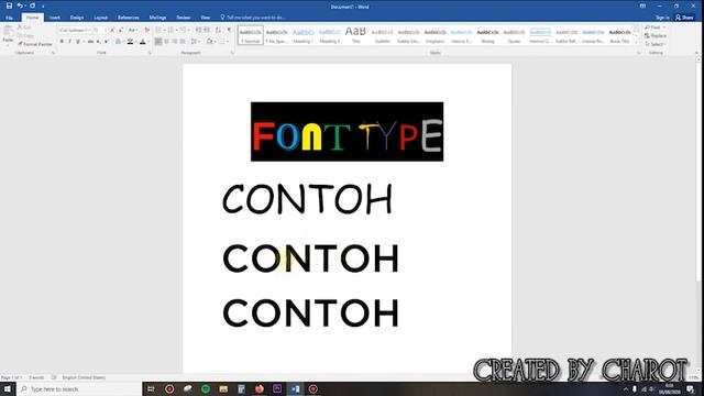 TUTORIAL FONT TYPE MICROSOFT WORD смотреть онлайн
