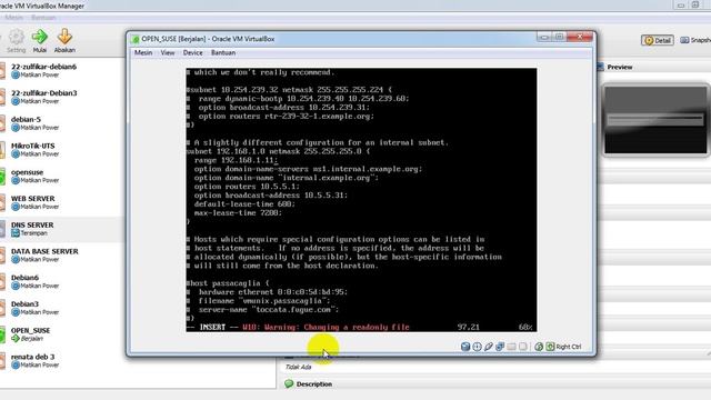 install and configure DHCP SERVER on OPENSuSE смотреть онлайн