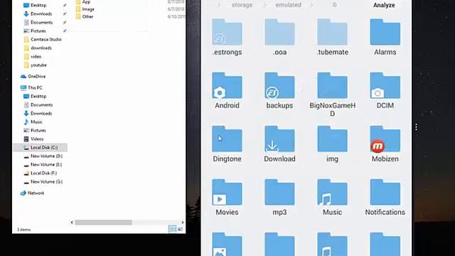 Nox to PC/ Leptop file share / export or import -nox player emulator смотреть онлайн