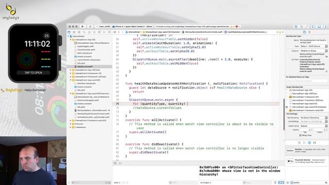 More HealthKit API, Apple Watch, Swift Development of Workout App смотреть онлайн