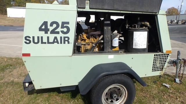 Sullair Towable Diesel Powered Air Compressor - Tag# 64850 смотреть онлайн