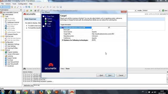 tutorial teste de penetraçao com o acunetix смотреть онлайн