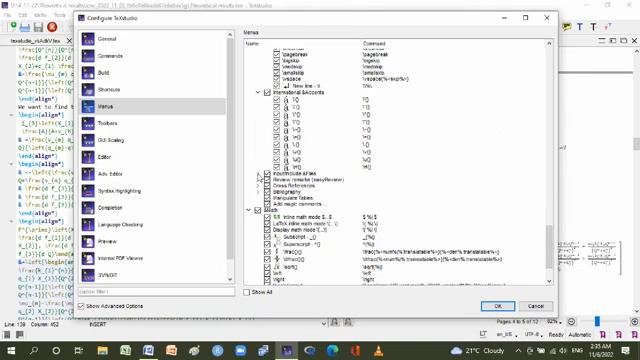 Configuring the Latex/Math-Menu | latex | texstudio | tools in latex | Math in latex смотреть онлайн