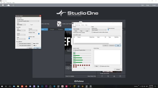How to connect your game controller as a MIDI device in Studio One смотреть онлайн