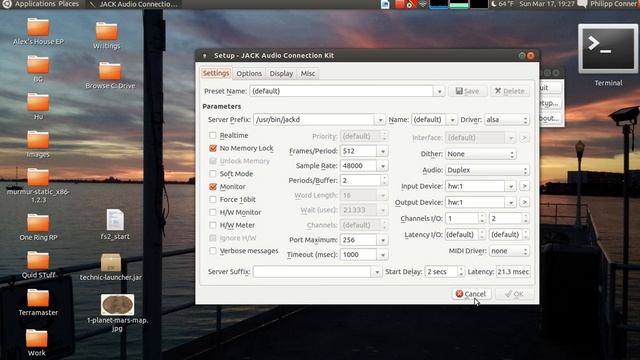 Configuring the JACK Daemon and Ardour DAW on Ubuntu Linux смотреть онлайн