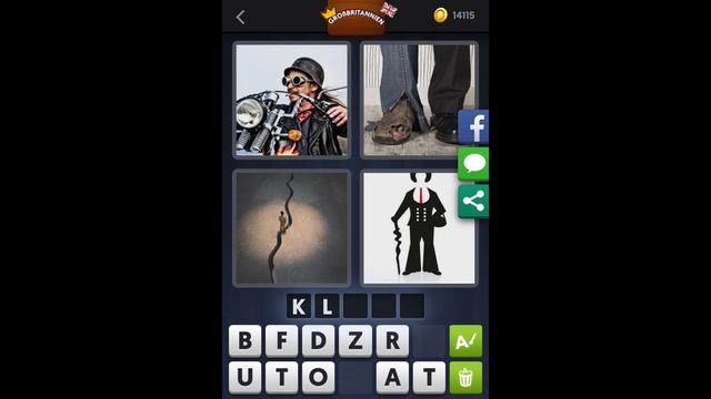 4 Bilder 1 Wort - Tägliches Rätsel 26.4.2016 (Großbritannien) [HD] (iphone, Android, iOS) смотреть онлайн